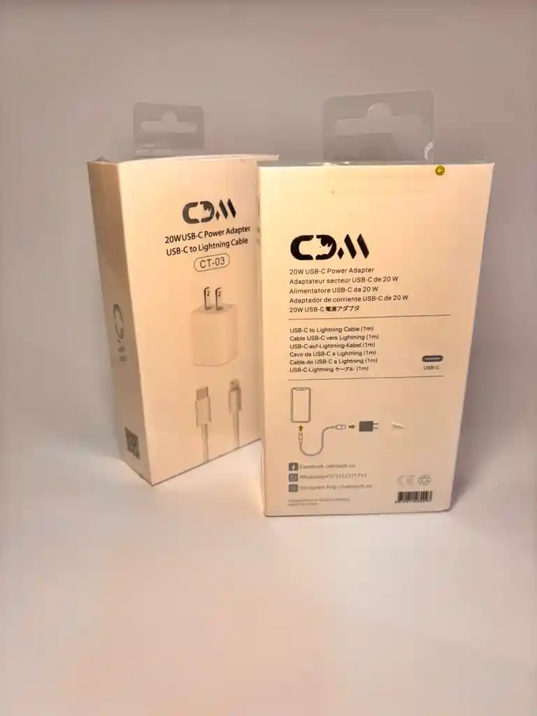 Cargador Cmd 20w Iphone