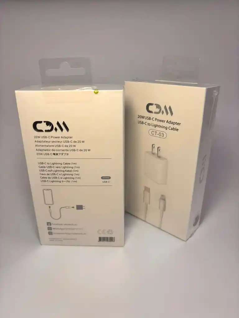 Cargador Cmd 20w Iphone