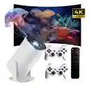 Proyector Smart P30 Max Pro 4k Android 11 Wifi 5g + 2 Controles Proyección 200 Pulgadas Innovo