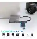 Hub Adaptador Multipuerto Usb C 6 En 1 Para Mac Macbook Windows Marca Agc Tecnologia V1
