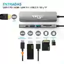 Hub Adaptador Multipuerto Usb C 6 En 1 Para Mac Macbook Windows Marca Agc Tecnologia V1