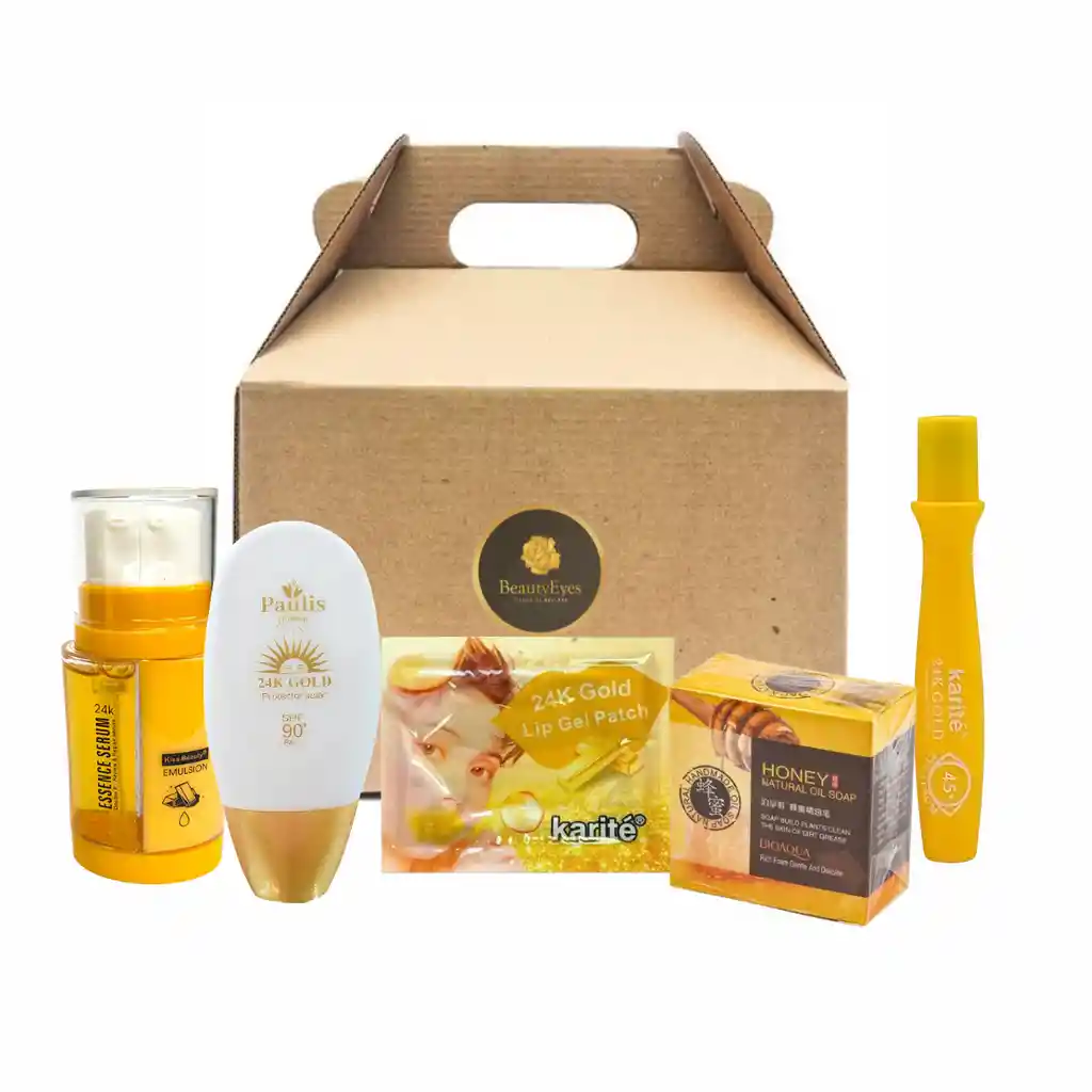 Combo Skin Care 24k Gold + Limon 5 Piezas