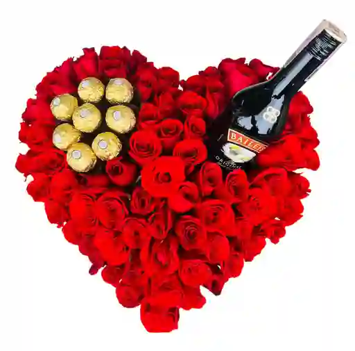 Caja De Rosas King