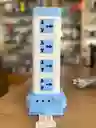 Multitoma Corriente Torre Vertical 16 Tomas Y 4 Pisos 3 Puertos Usb
