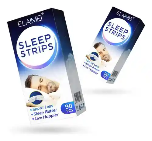 Tiras Para Dormir Antirronquidos 90 Pcs Mejora La Respiración Y La Calidad Del Sueño Sleep Strips
