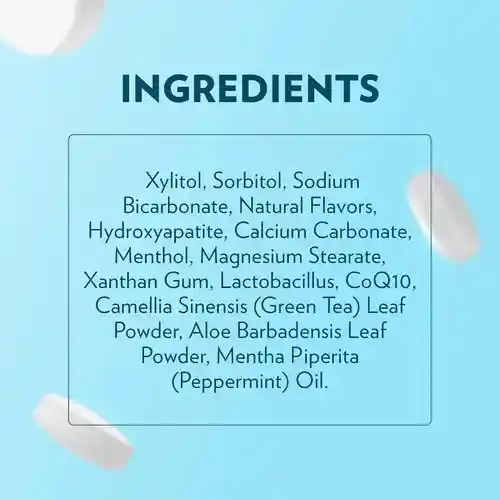 Ecofam Pastillas De Enjuague Bucal De Menta 90 Unidades