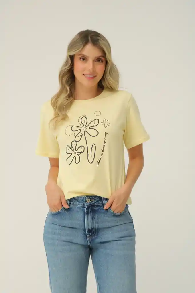 Camiseta Basica Para Dama