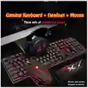 Combo Gamer Teclado Con Luces Mouse , Audífonos