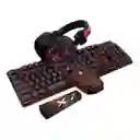 Combo Gamer Teclado Con Luces Mouse , Audífonos