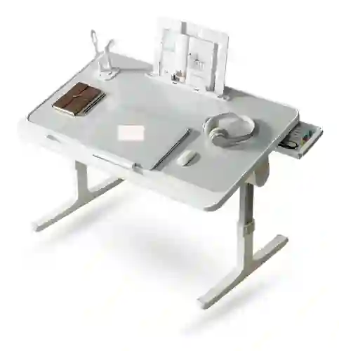 Soporte Portátil Ajustable Plegable Grande Con Puerto Usb Ventilador Para Cama Sofá Oficina