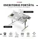 Soporte Portátil Ajustable Plegable Grande Con Puerto Usb Ventilador Para Cama Sofá Oficina