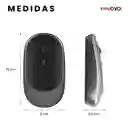 Mouse Inalámbrico 2 En 1 Usb Bluetooth Recargable Ergonómico Compatible Laptop Pc
