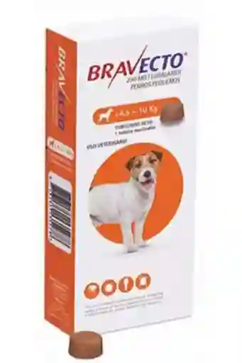 Antipulgas Bravecto 4.5 A 10 Kg Para Perro