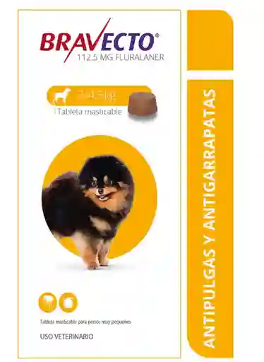 Antipulgas Bravecto Para Perros 2 A 4.5 Kg