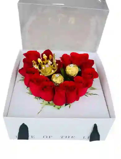 Caja Diseño Corazón Luxury