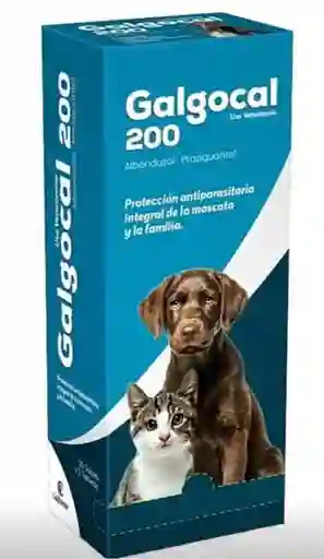 Galgocal Antiparasitario Interno Para Perros Y Gatos 200 X 2 Tabletas