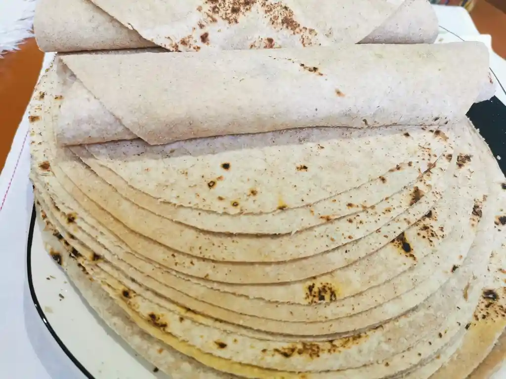 Pan Servilleta Integral Delgado, Sin Gluten, 23cm, 21 Unidades.