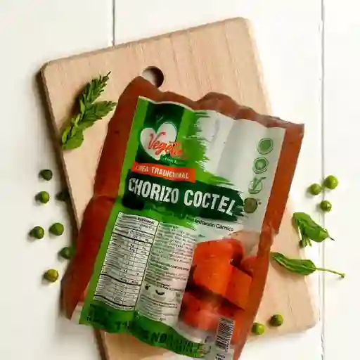 Chorizo Tipo Cóctel - 10 Unidades - Producto Vegano