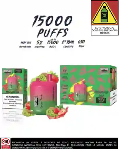 Vapeador Snoopy 15.000 Puffs Strawberry Kiwi