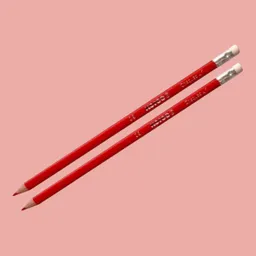 Lápiz Chequeo Rojo Kores *2