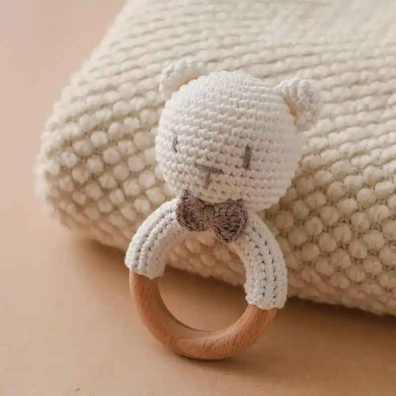 Sonajero Oso Amigurumi