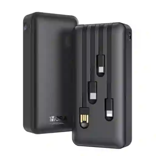 Power Bank 20.000 Mah Reales Negro Gar159 1hora