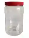 Frascos Plásticos 64 Onzas Con Tapa, Tarros Plásticos 2000 Ml
