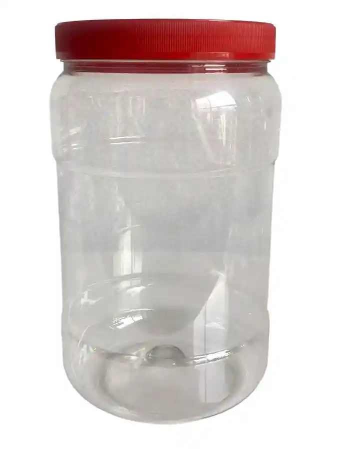 Frascos Plásticos 64 Onzas Con Tapa, Tarros Plásticos 2000 Ml