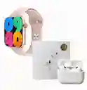 Combo Reloj Inteligente Smart Watch Mini 3 X10 + Airpods Pro 2 Control De Volumen Tactil Aaa
