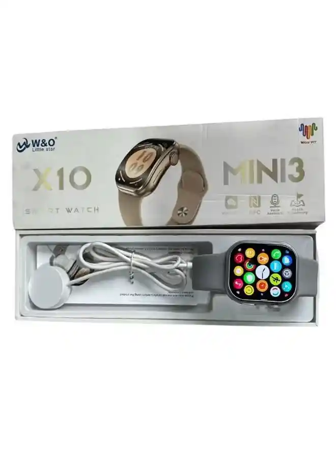 Combo Reloj Inteligente Smart Watch Mini 3 X10 + Airpods Pro 2 Control De Volumen Tactil Aaa