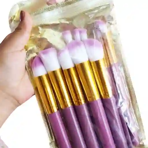 Kit De Brocha Kabuki X10