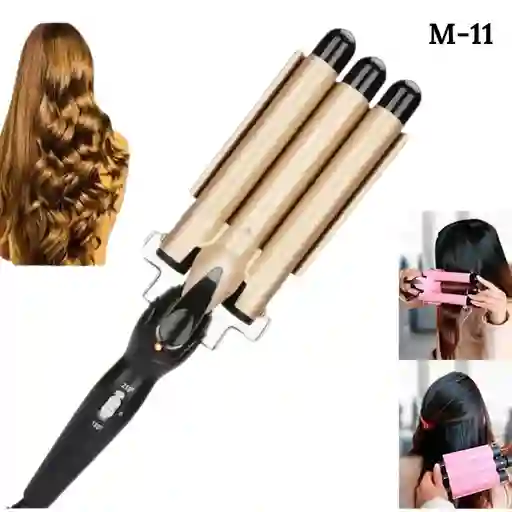 Plancha Pinza De Cabello Ondas De Sirena Rizadora Onduladora Xr-8829/8808 - M-11