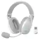 Diadema Gamer Inalámbrica Redragon Ire Pro H848 Gris Blanca
