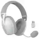 Diadema Gamer Inalámbrica Redragon Ire Pro H848 Gris Blanca