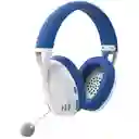Diadema Gamer Inalámbrica Redragon Ire Pro H848 Azul Blanca