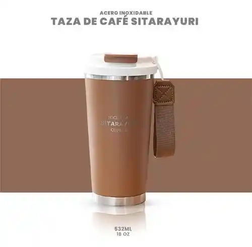 Termo Vaso Acero Inoxidable 532 Ml Frío Calor Coffee Café
