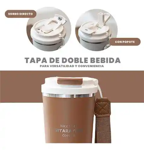 Termo Vaso Acero Inoxidable 532 Ml Frío Calor Coffee Café