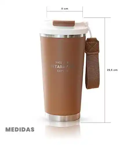 Termo Vaso Acero Inoxidable 532 Ml Frío Calor Coffee Café