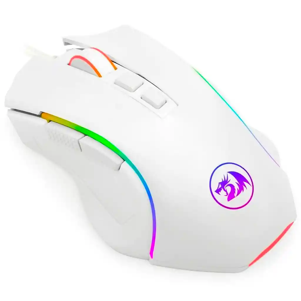 Mouse Gamer Redragon M607 Griffin Blanco Rgb