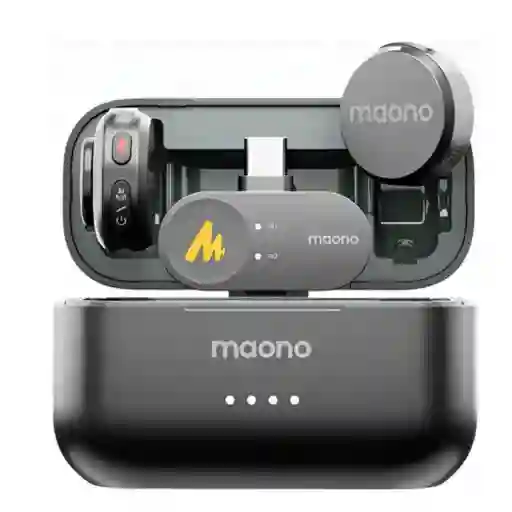 Maono Microfono Wm650 Pa2 Para Camaras O Entrada 3.5 Color Negro