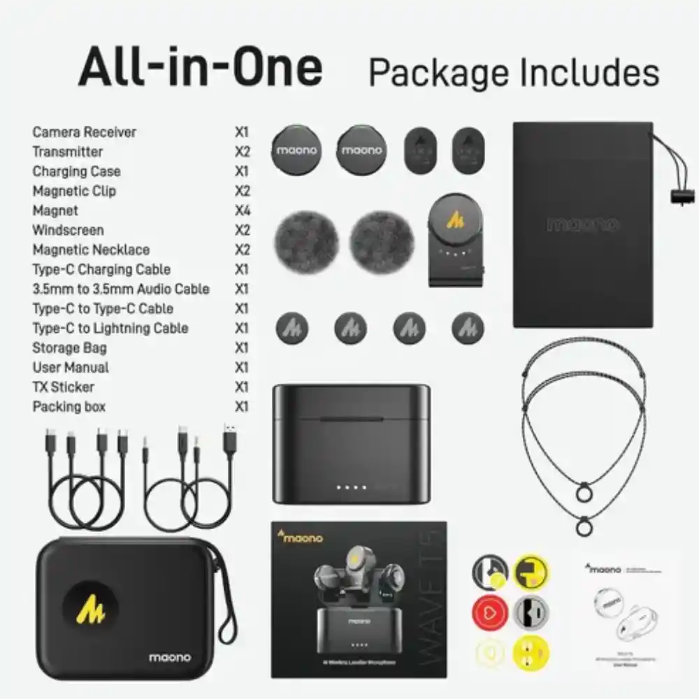 Maono Microfono Wm650 Pa2 Para Camaras O Entrada 3.5 Color Negro