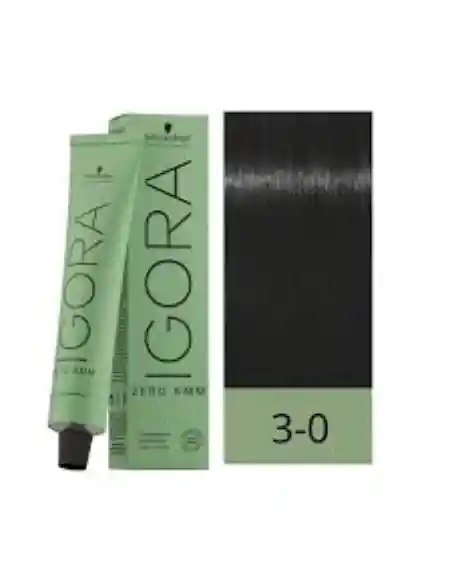 Igora Zero Amm Tinte 3-0 Castaño Oscuro Natural