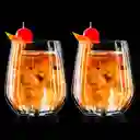 Vaso Corto Rcr Optiq 430 Ml 2 Und Cristal