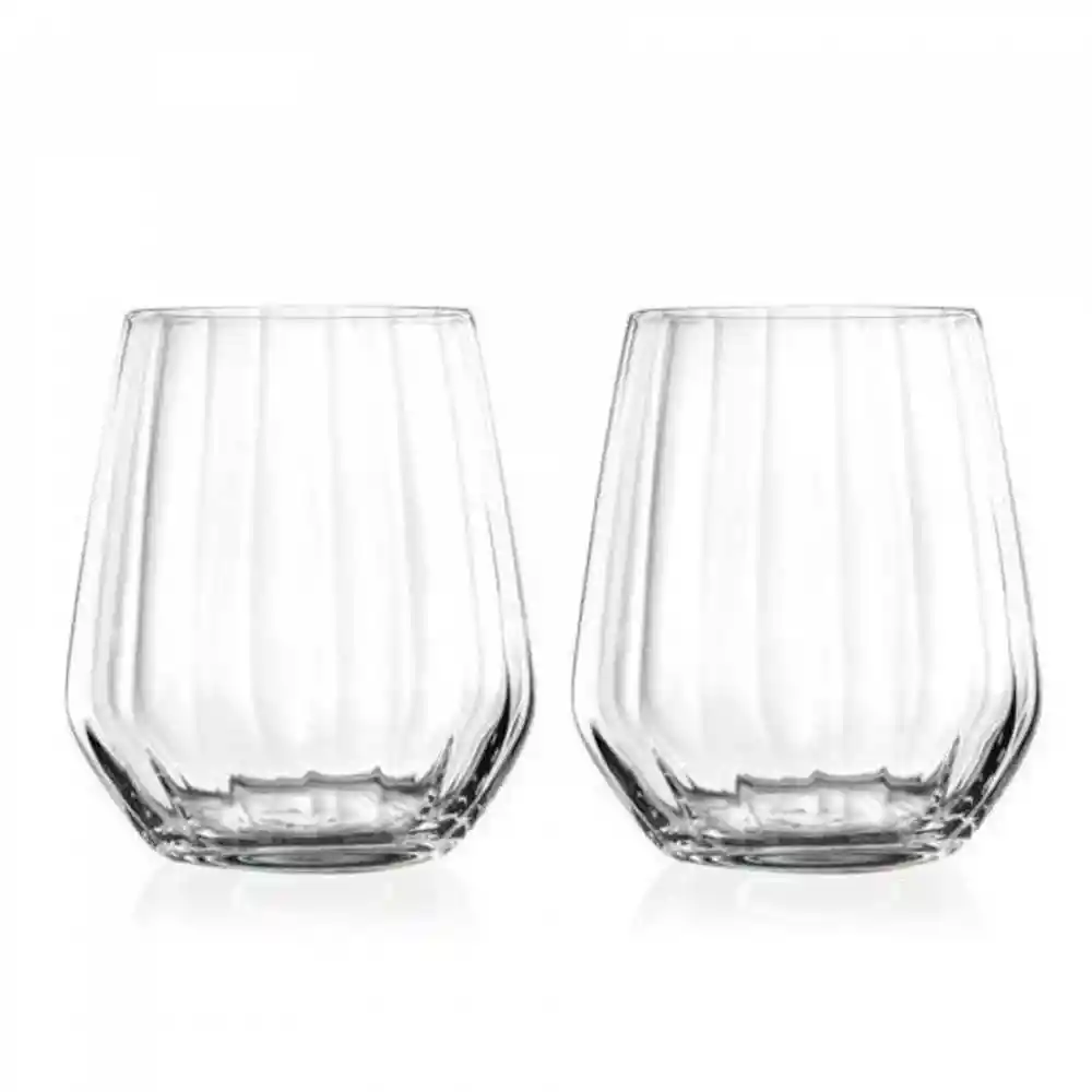 Vaso Corto Rcr Optiq 430 Ml 2 Und Cristal