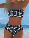 Conjunto De Bikini De Mujer Con Top De Tubo, Talla M