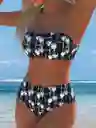 Conjunto De Bikini De Mujer Con Top De Tubo, Talla M
