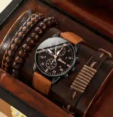 Reloj Geneva + Pulseras