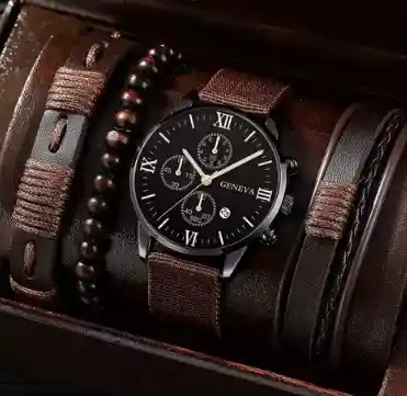 Reloj Geneva + Pulseras