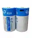 Pila Bateria Grande Tipo D R20 1200mwh Recargable Usb C Goop