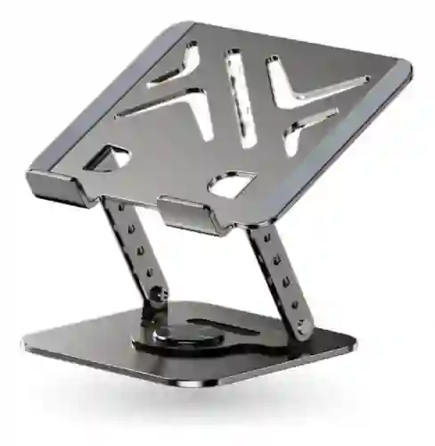 Soporte Portátil Laptop Hasta 20 Pulgadas Giratorio 360° Aluminio Ajuste Altura Ergonómico Innovo
